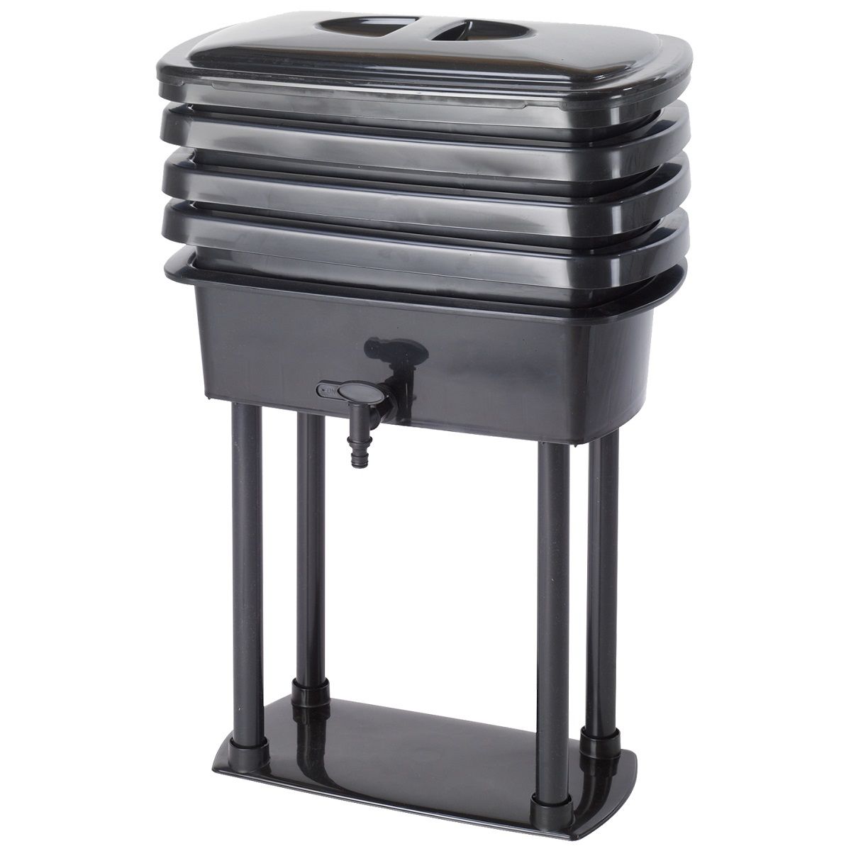 Belli Lombricomposteur Compost'home 32 litres noir