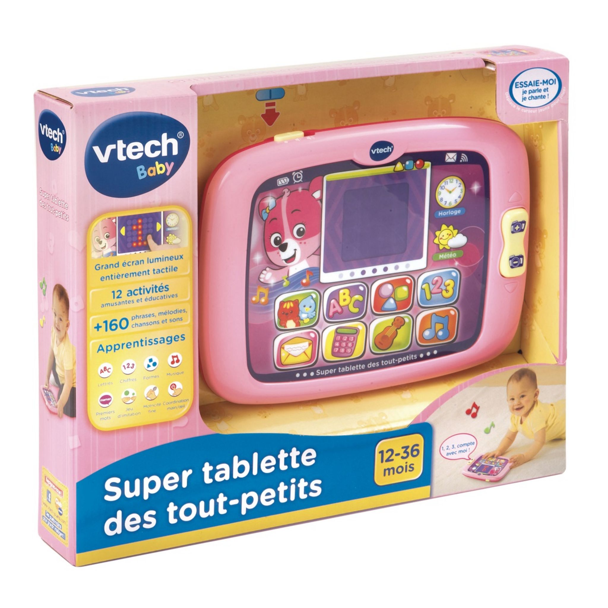 Vtech Super Tablette Des Tout Petits Vtech Baby Pas Cher A Prix Auchan