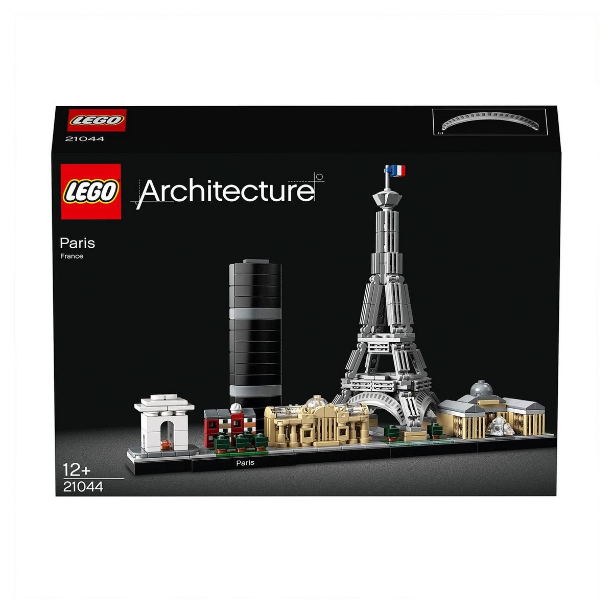 LEGO LEGO Architecture 21044 Paris, Ensemble de Construction pour Adultes  pas cher 