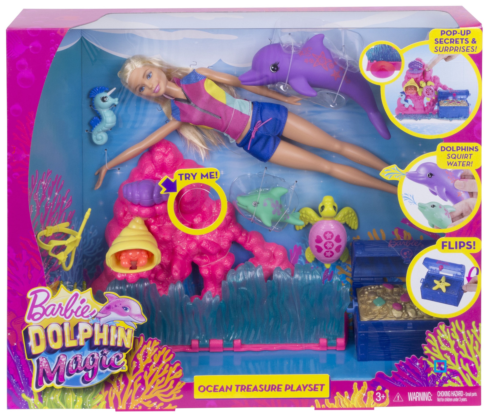 Barbie dauphin store magique jouet