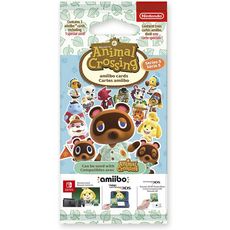 Pack cartes Amiibo 3 cartes Animal Crossing Serie 5