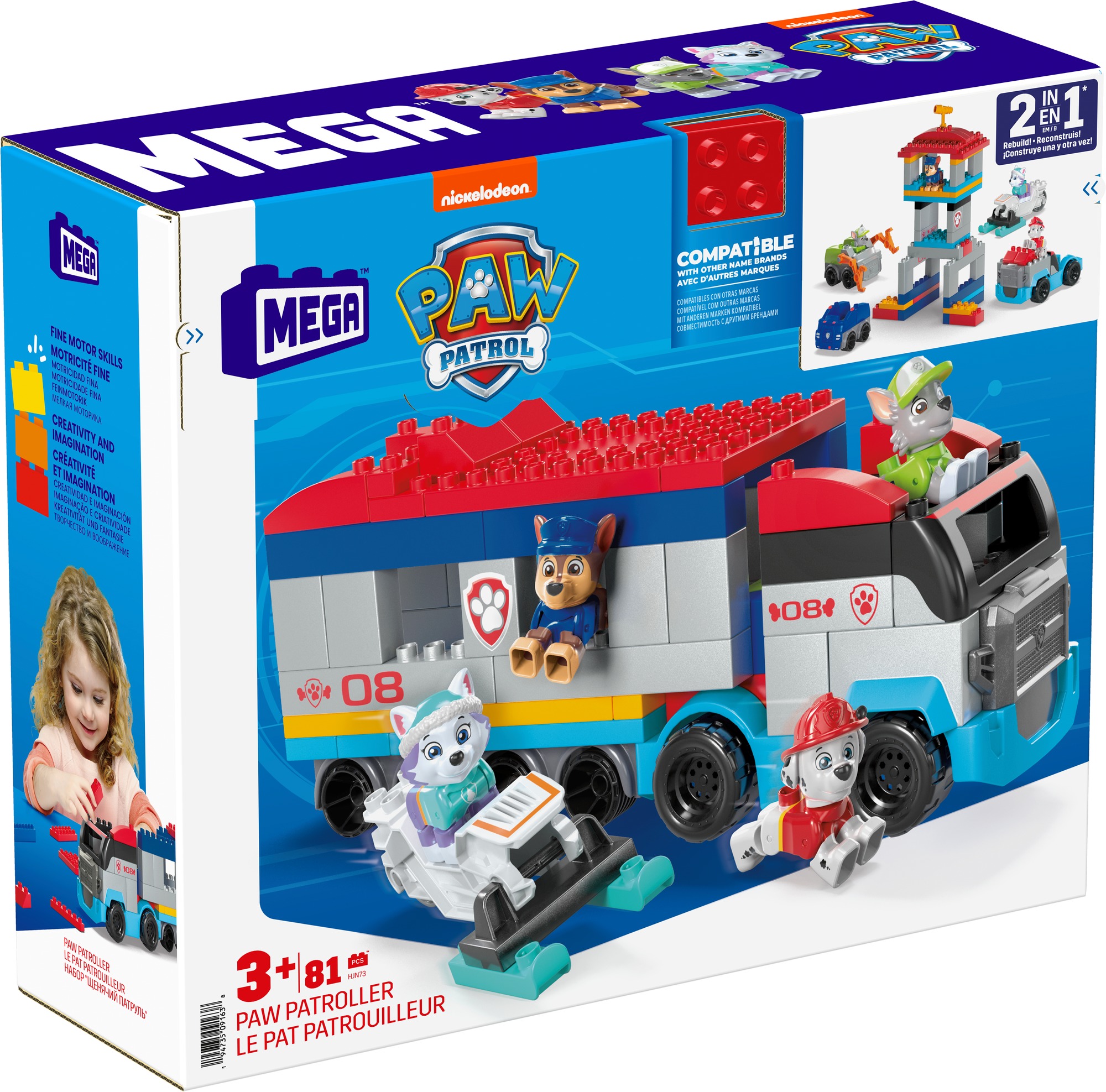 Mega Bloks La Pat'Patrouille - Coffret figurine et accessoire