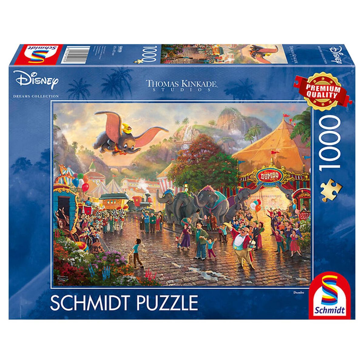 Puzzle - Schmidt Spiele - Animaux Autour D'un Point D'eau - 1000 Pieces à  Prix Carrefour