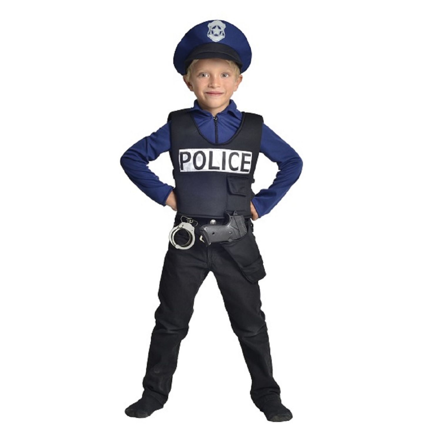 Costume pour enfant Petit policier 4 pcs. à prix minis sur