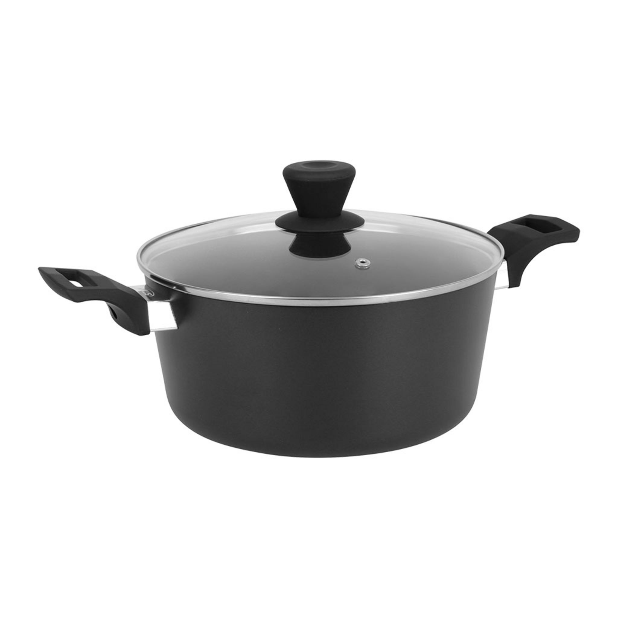 Faitout Sitram Aluminium Granité Induction Couvercle - 24cm