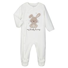 In Extenso Pyjama Velours Motif Lapin Bebe Pas Cher A Prix Auchan