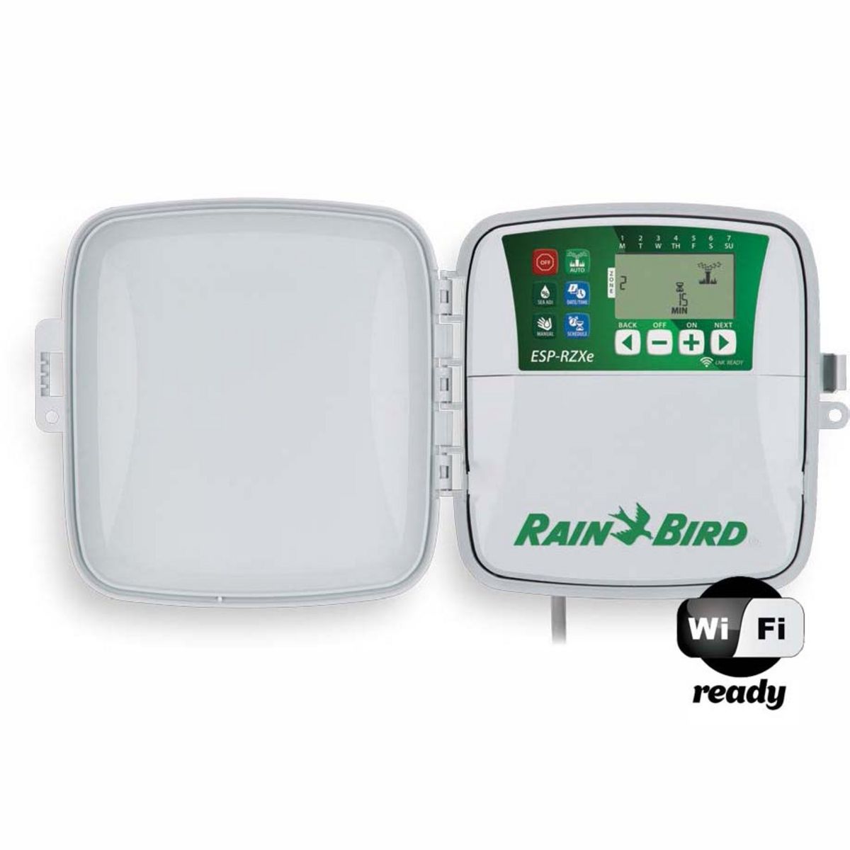 Rain bird Programmateur 6 stations compatible wifi, montage extérieur - rzxe6