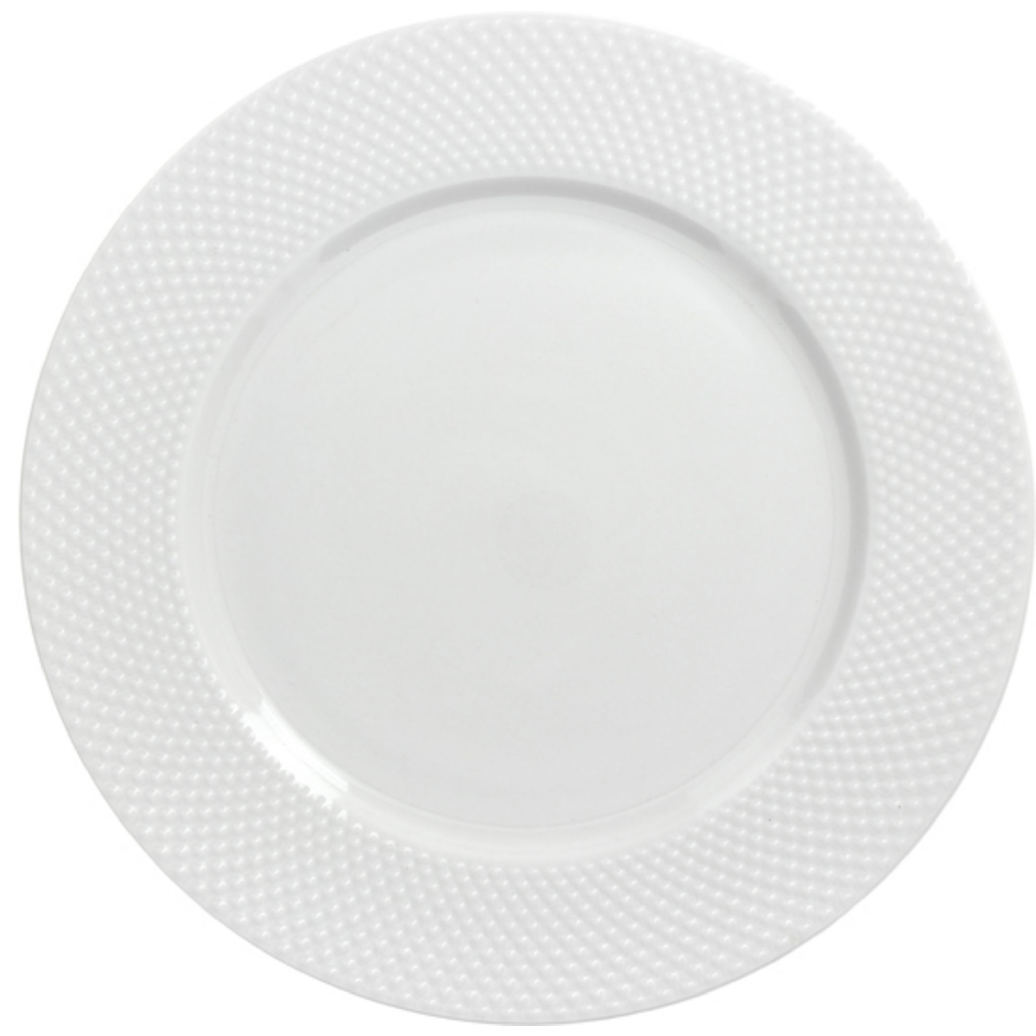 Assiette plate porcelaine blanche classique Ø 240 mm - Lot de 12 - Hendi