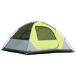 OUTSUNNY Tente de camping 3 personnes - portes zippées, poche rangement, sac transport inclus - dim. 210L x 210l x 119H cm - fibre verre polyester tissu Oxford gris vert