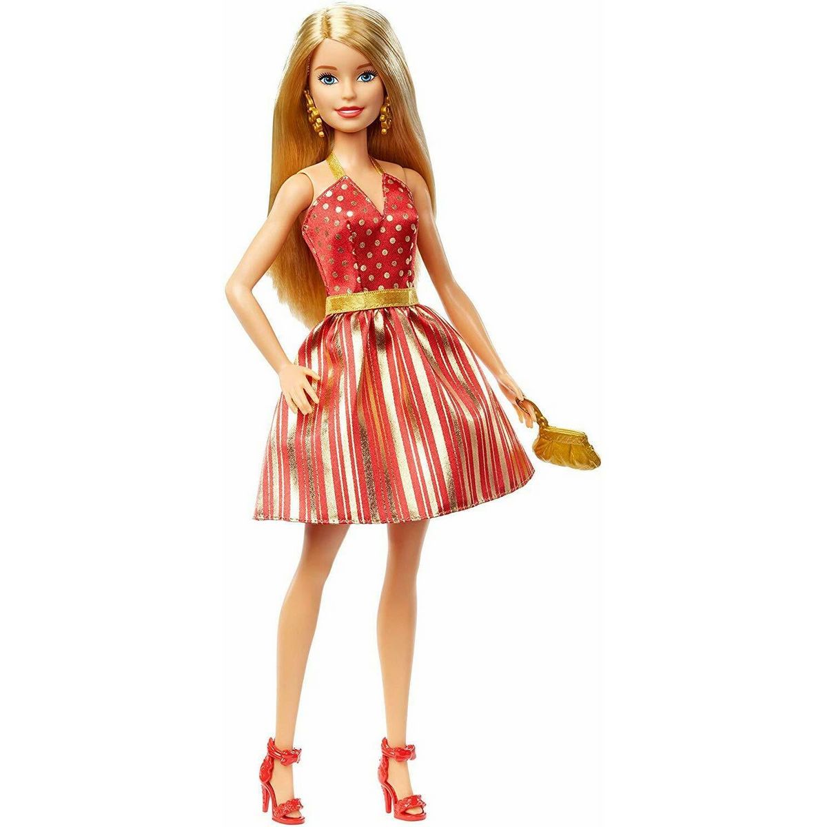 BARBIE Poup e Barbie robe de f te Barbie pas cher Auchan