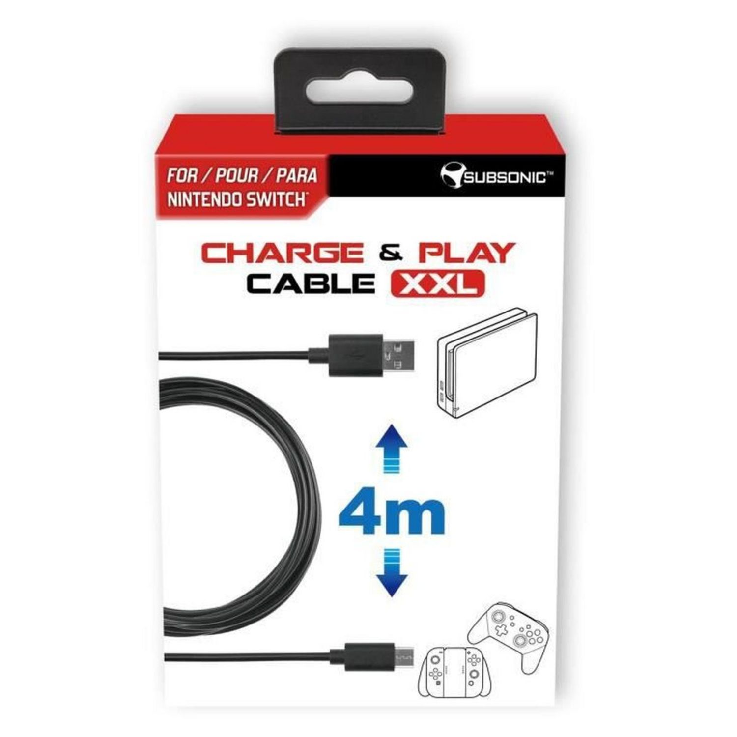 Chargeur USB pour Manette PokéBall Plus - Nintendo Switch pas cher