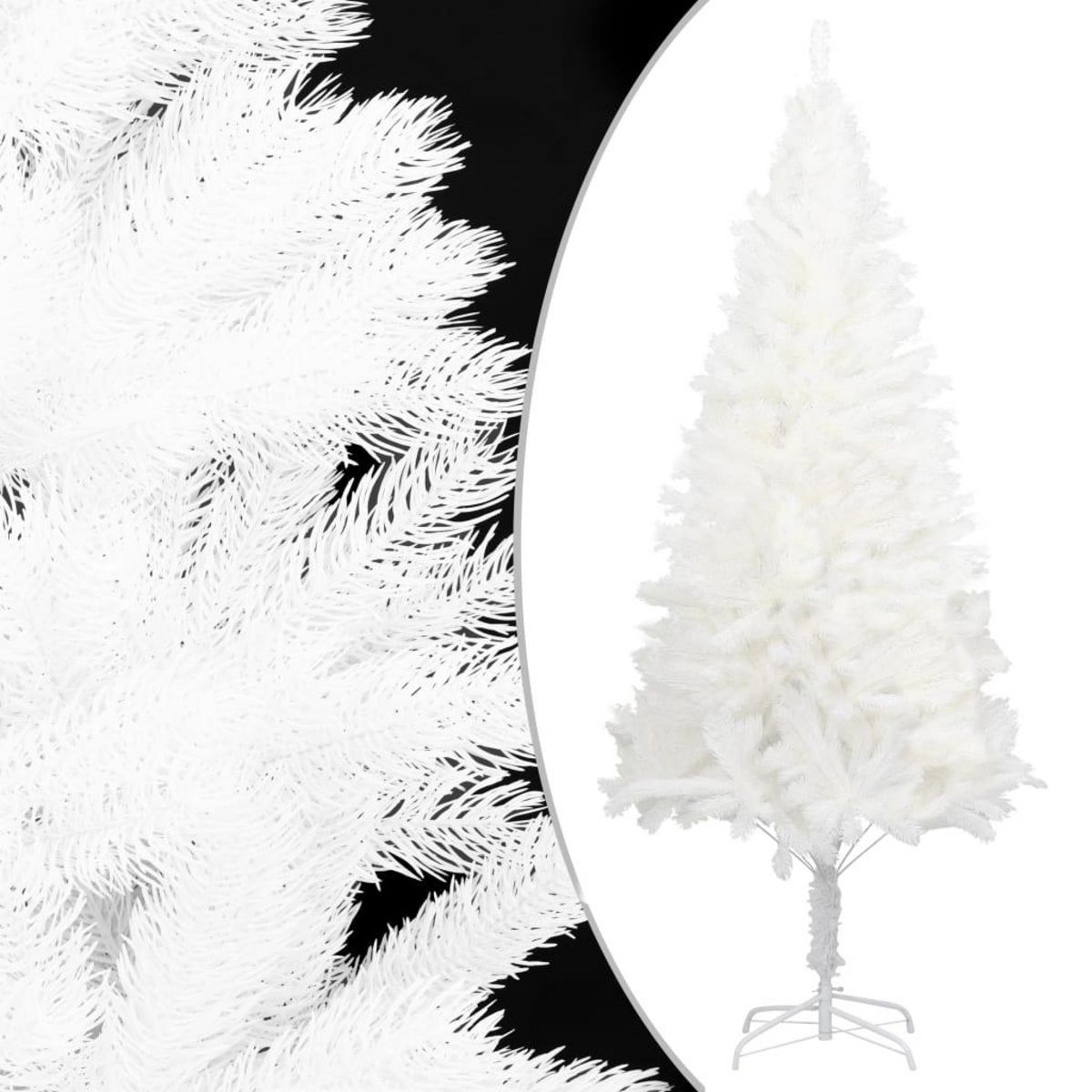 VIDAXL Arbre de Noël artificiel Aiguilles realistes Blanc 240 cm