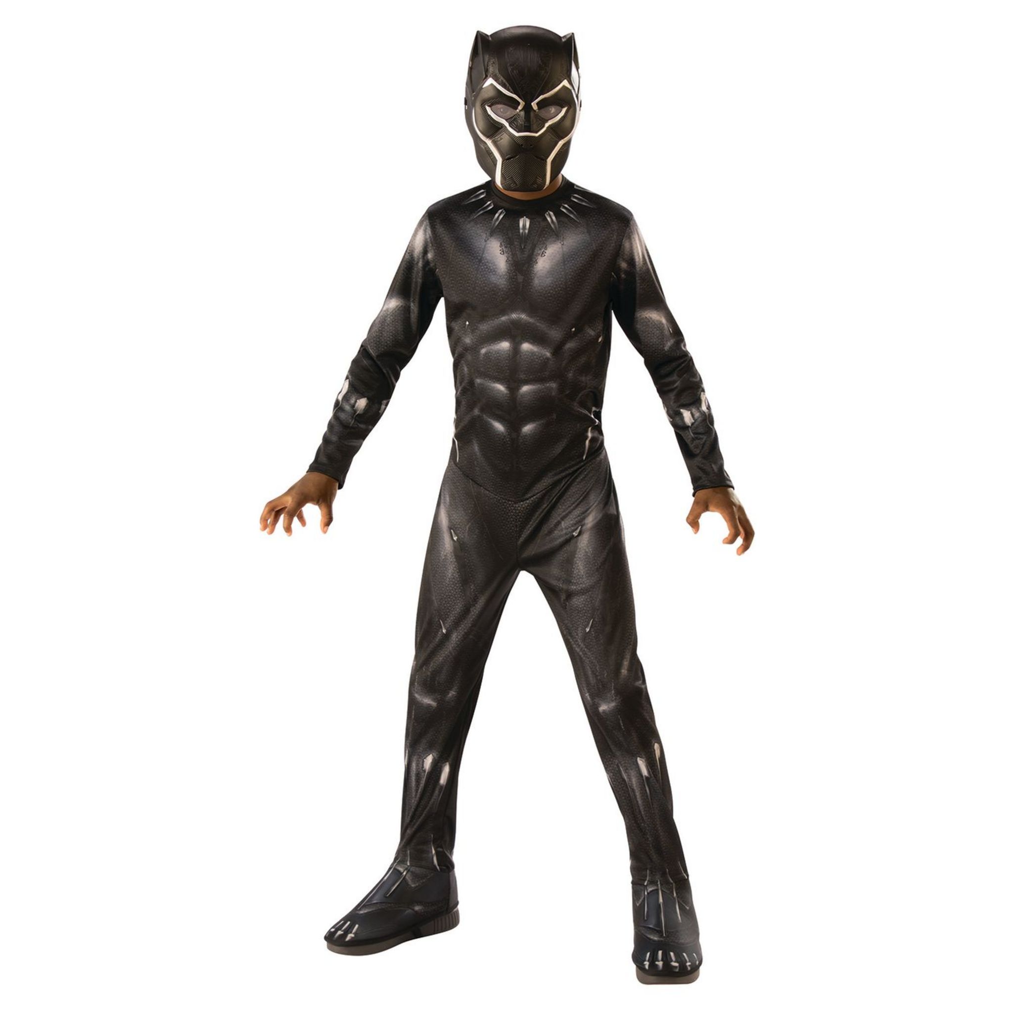 RUBIES Déguisement - Top Black Panther avec masque pas cher 