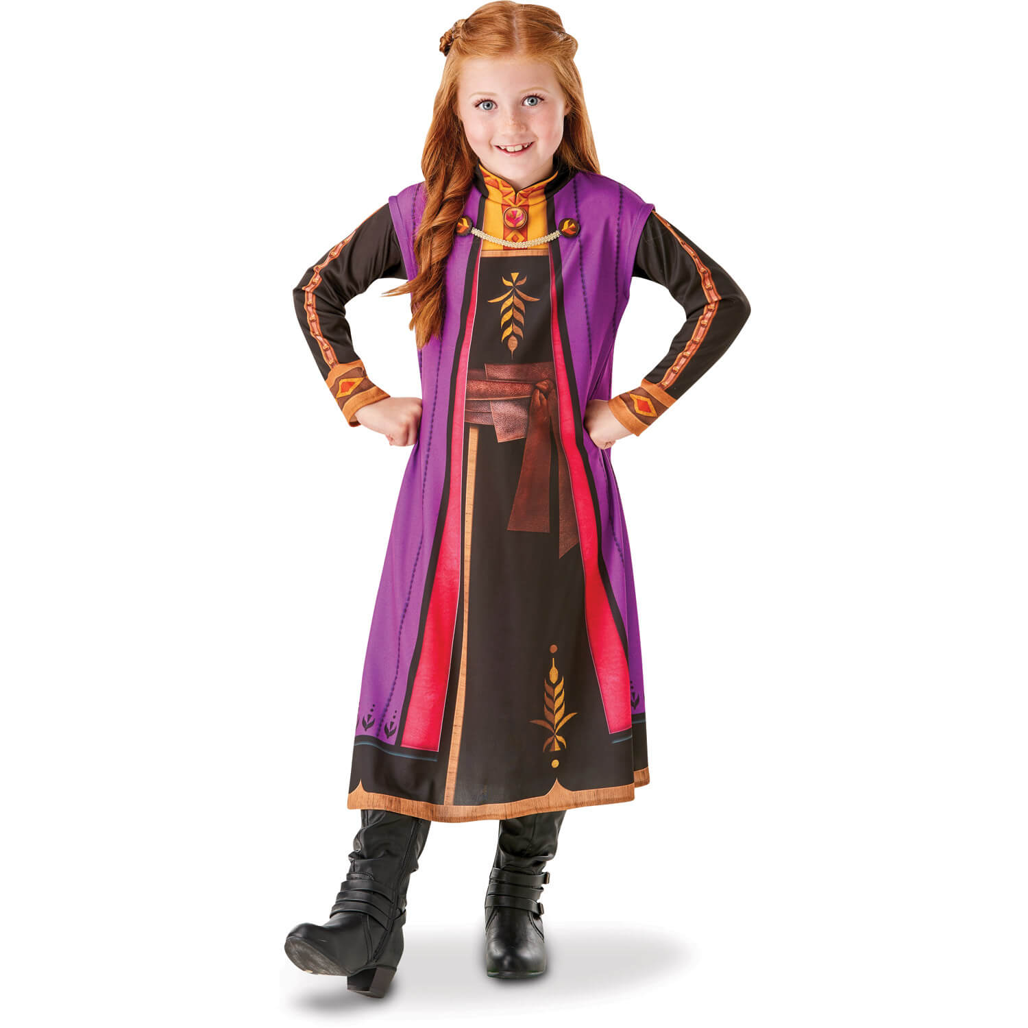 Déguisement robe ANNA la reine des neiges 7-8 ans - Disney officiel -  Cdiscount Jeux - Jouets