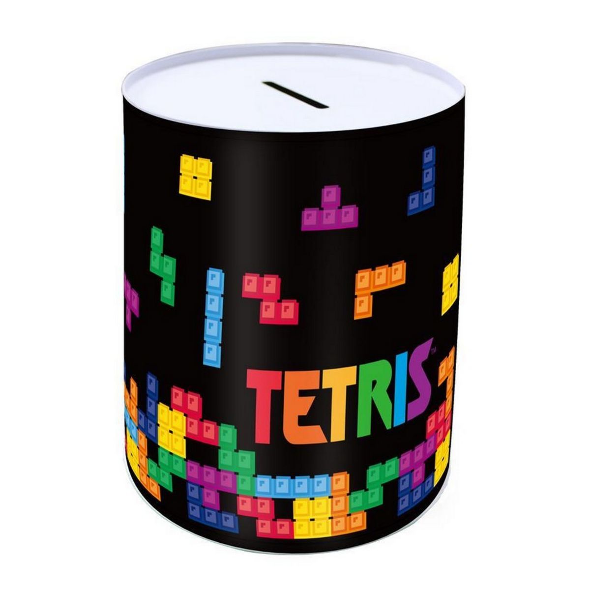 Tirelire Tetris en metal enfant adulte collection pas cher 