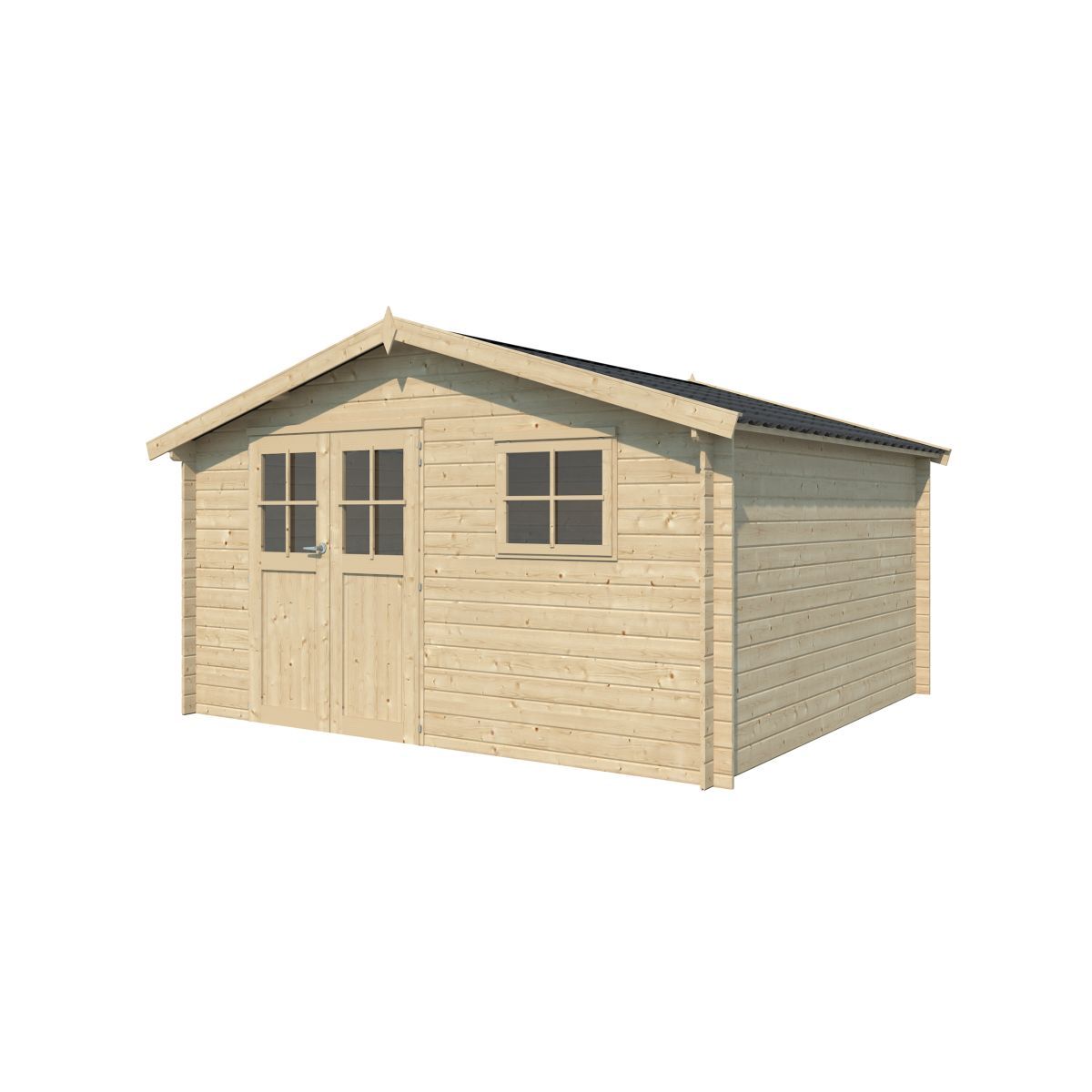 GARDENAS NV Abri de jardin bois 415 X 385cm - 14 m²