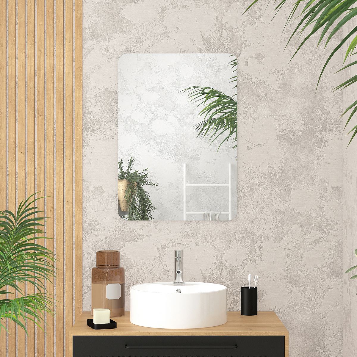 Aurlane Miroir salle de bain - 50x70cm - GO