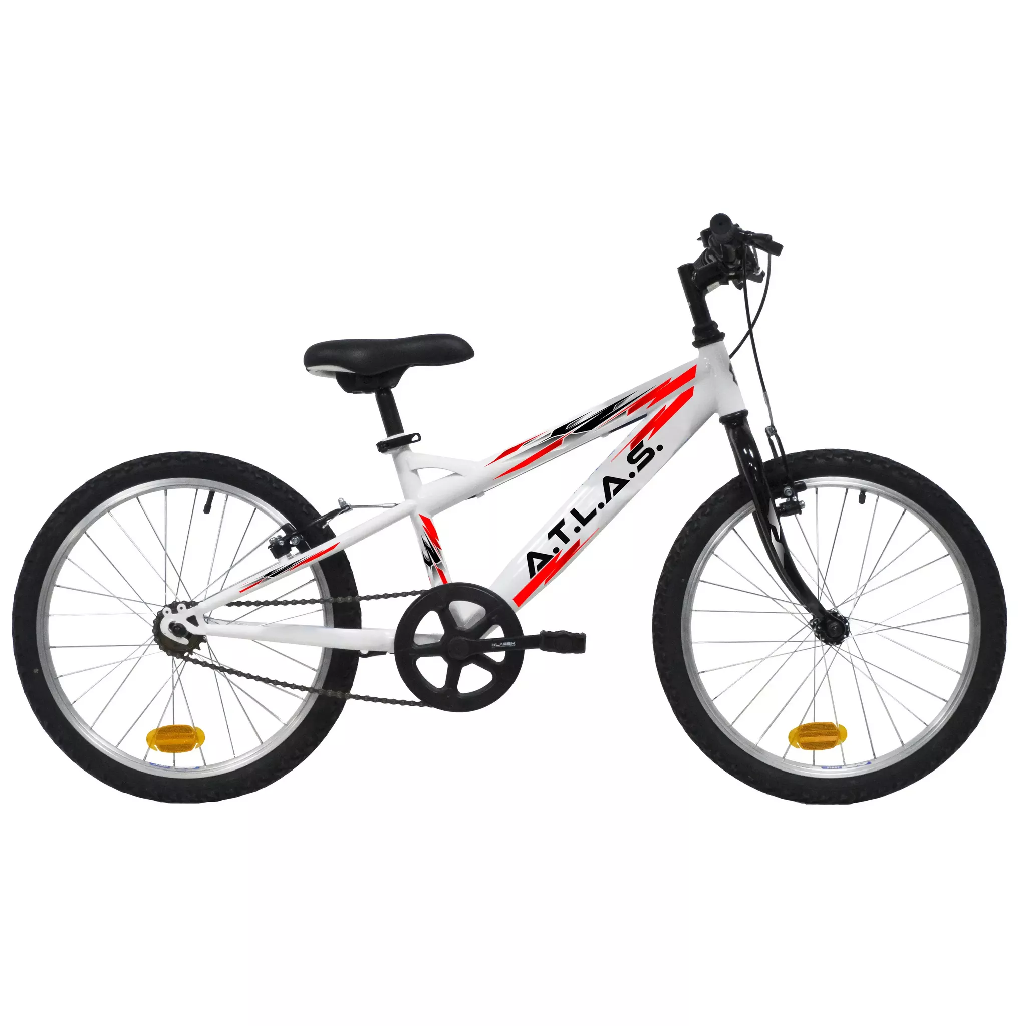 VTT 20 Rigide Mixte ATLAS pour enfant de 115 130 cm Frein V