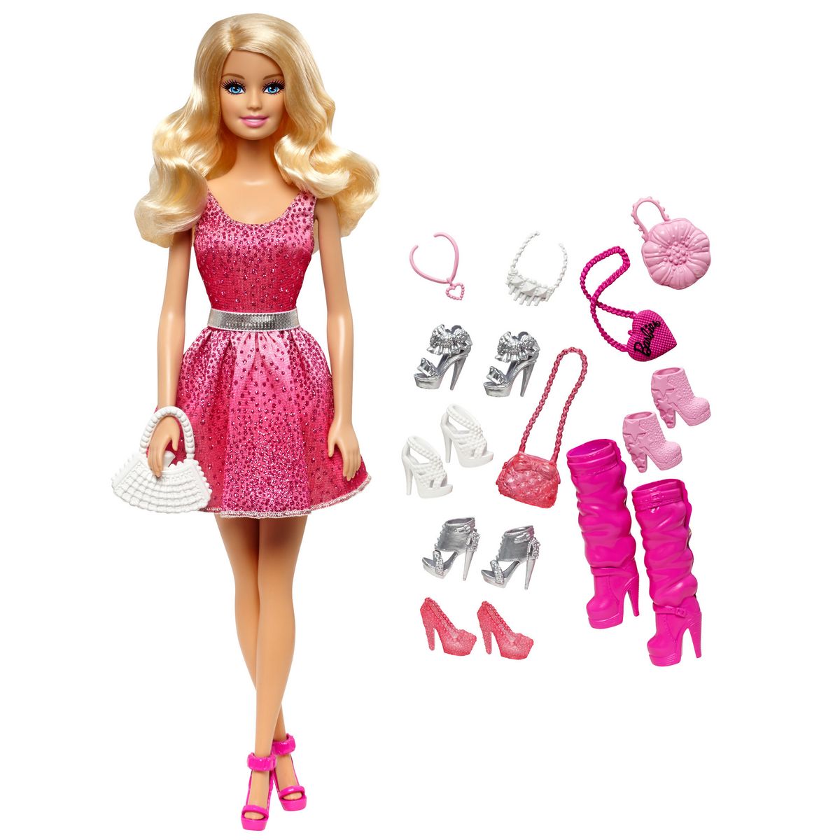 MATTEL Barbie Collection de chaussures pas cher 