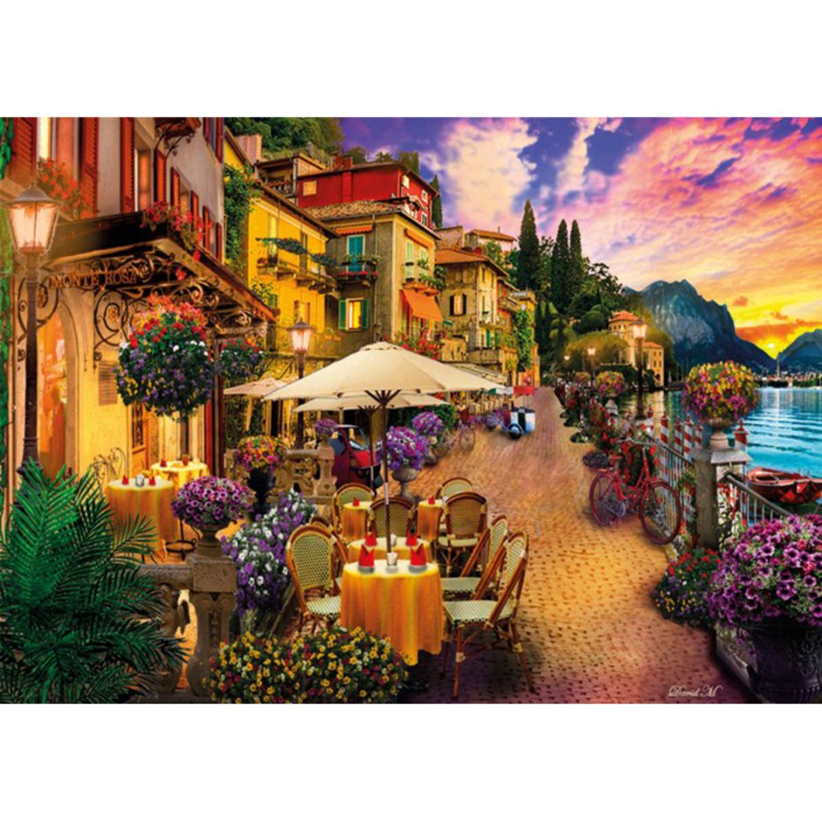 CLEMENTONI Puzzle 500 pièces : Un lieu de rêve, Mont Rose (Italie)