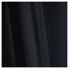 TODAY Rideau à oeillets isolant double face en polyester 140x240 cm (Noir)