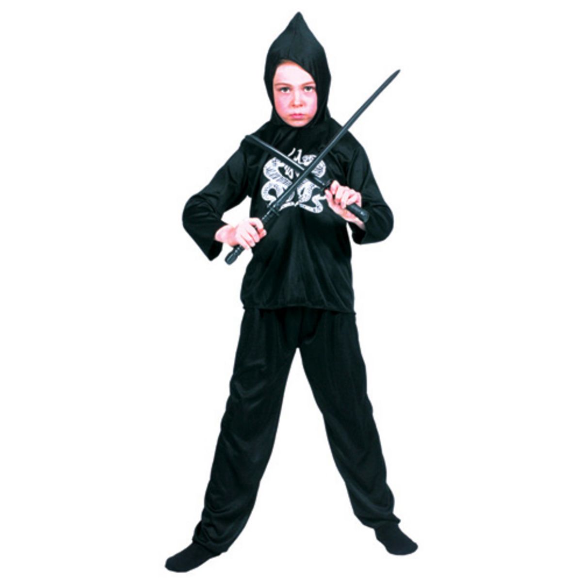 FUNNY FASHION Déguisement De Ninja – Enfant - 5/7 ans (110 à 122 cm)