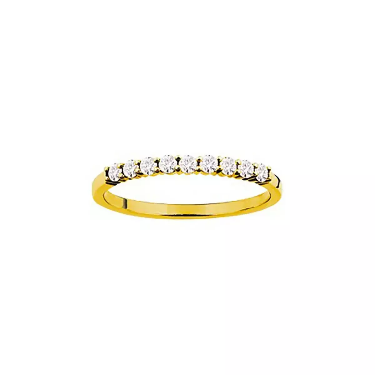 Tousmesbijoux Alliance Femme - Or 18 Carats - Diamant 0,26 Carats