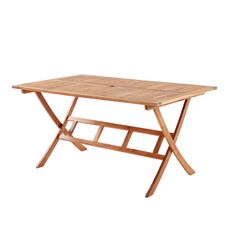 BOIS DESSUS BOIS DESSOUS Table de jardin en bois d'acacia