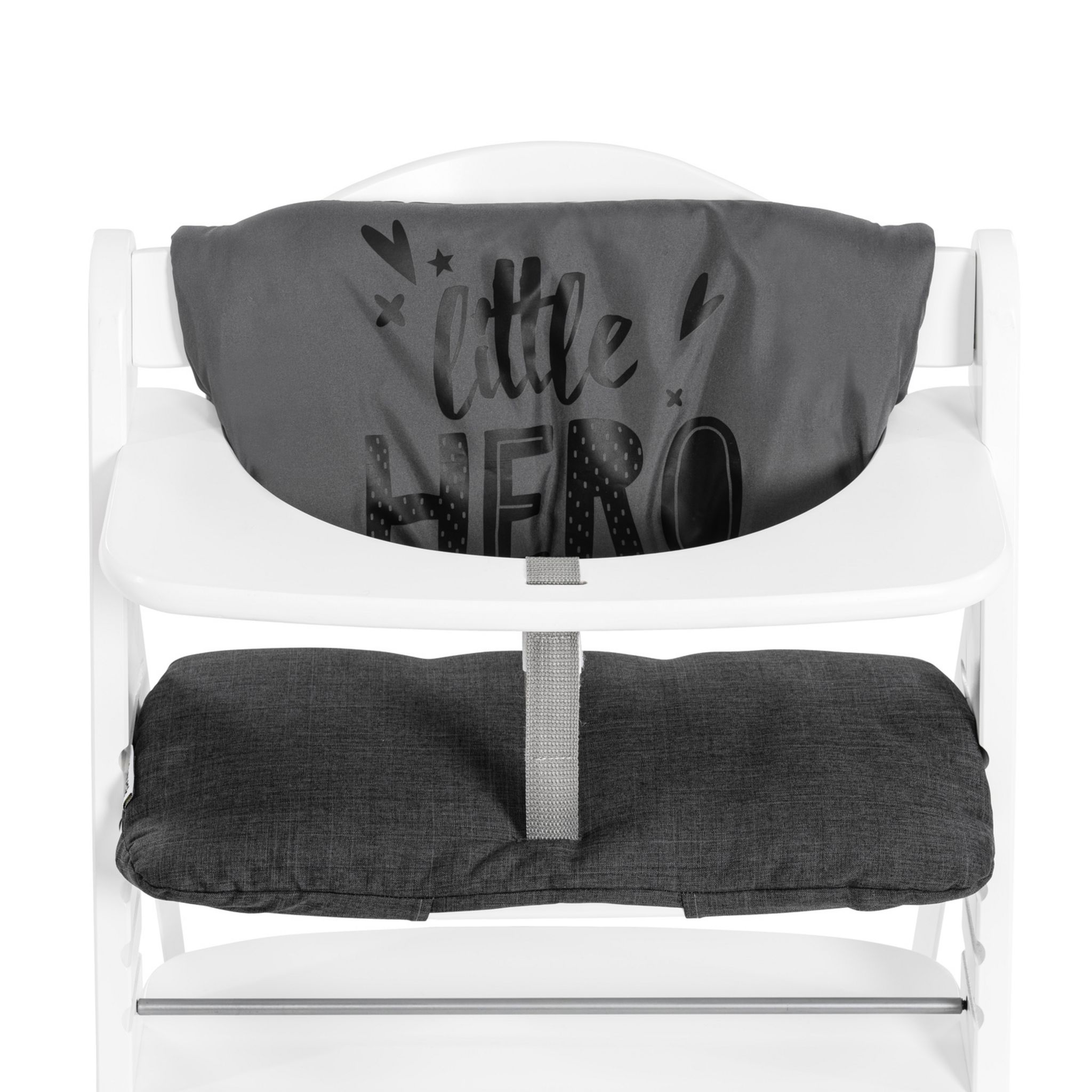 HAUCK Chaise Haute en Bois pour bébé Évolutive Alpha + / grey gris - Hauck