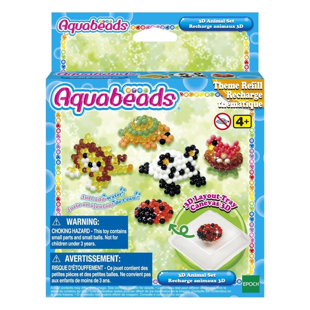 Aquabeads Perles Aquabeads : La recharge animaux 3D pas cher