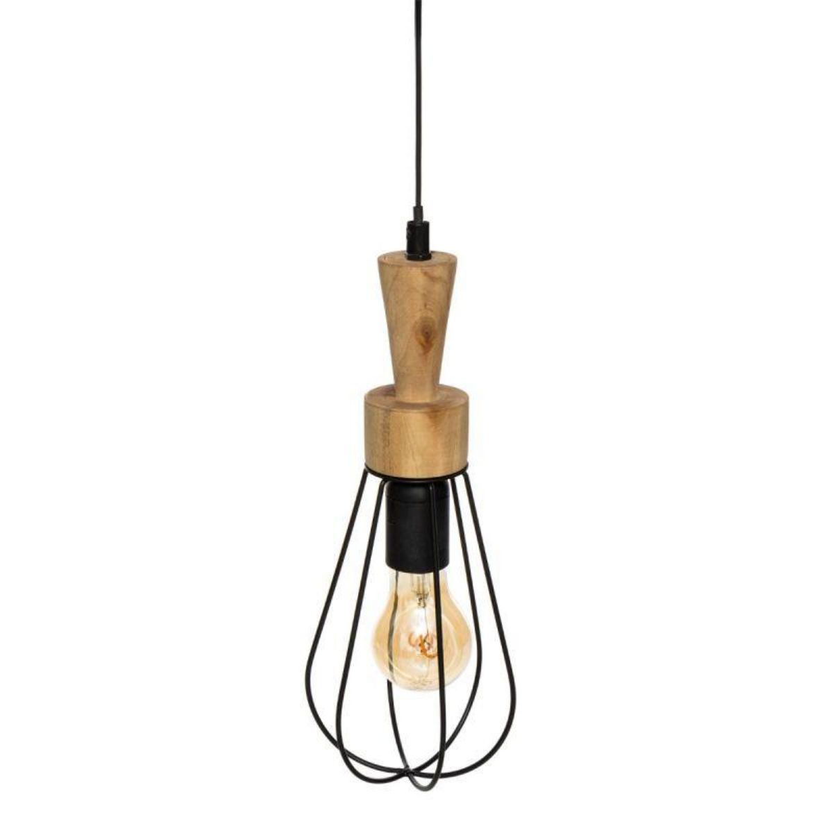 Lampe Suspension Design  Aisy  36cm Noir