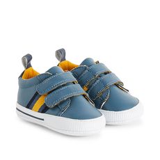 IN EXTENSO Chaussures de naissance bébé garçon (bleu)