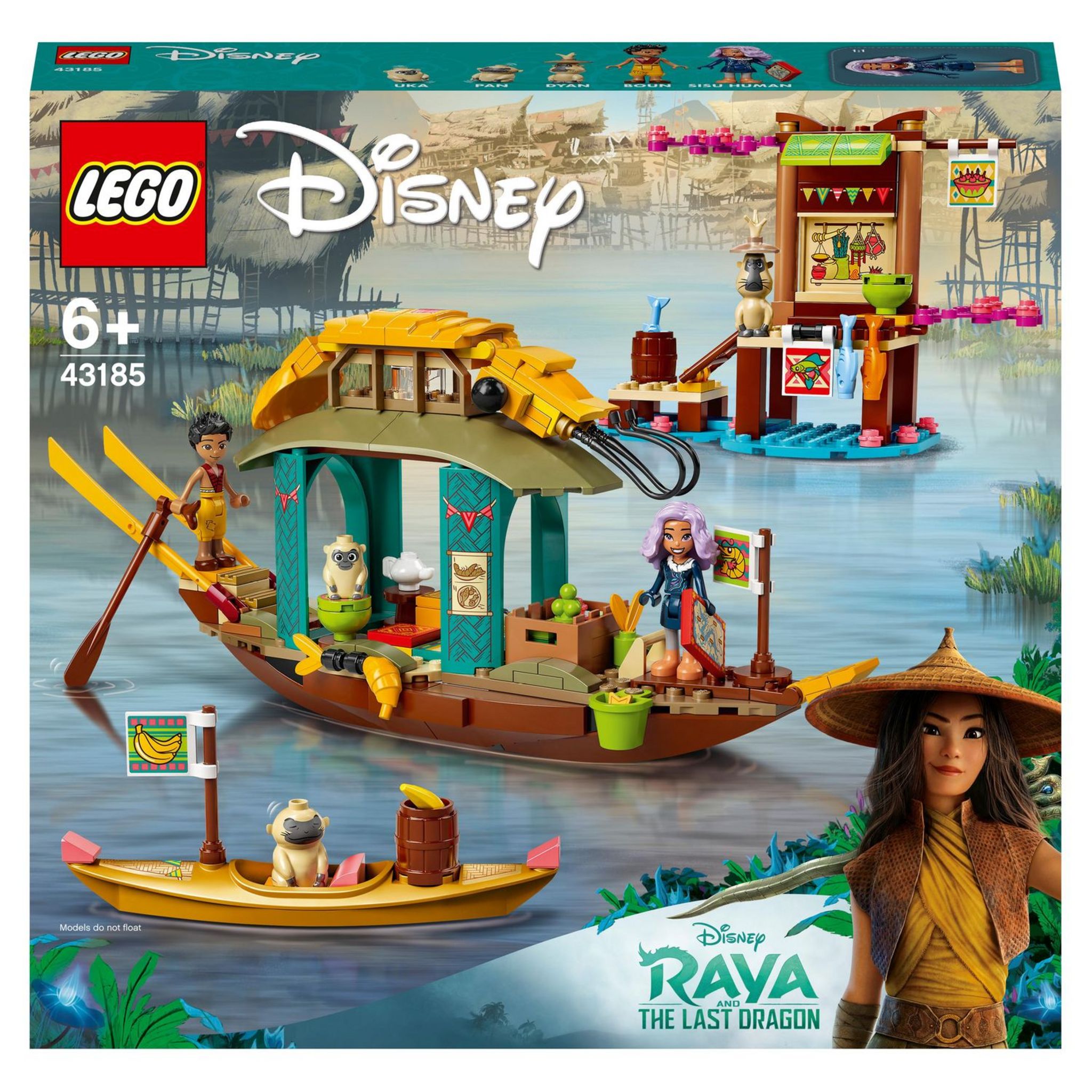 LEGO Disney Princesse 43210 Le Bateau d'Exploration de Vaiana, Jouet a