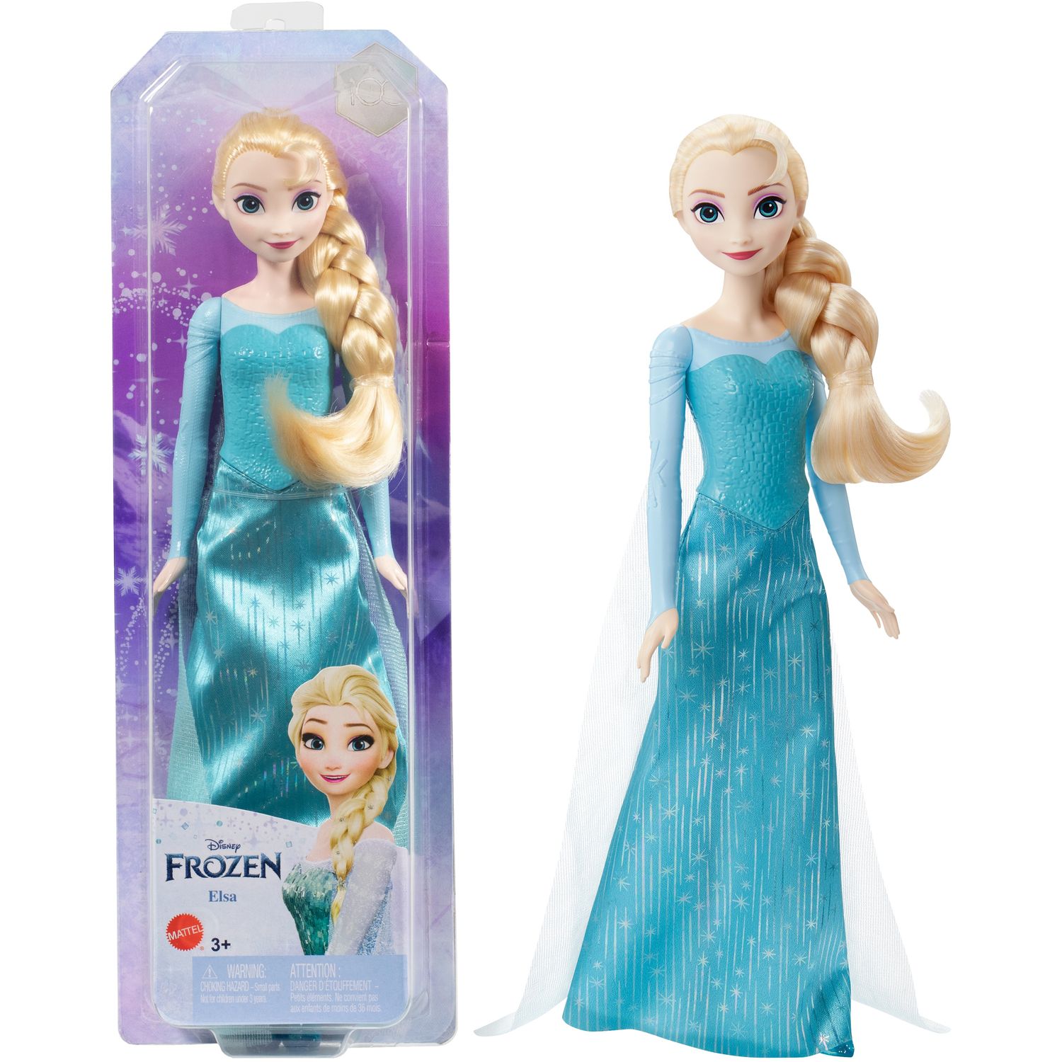 DISNEY PRINCESS Poupée Elsa Reine des Neiges pas cher 