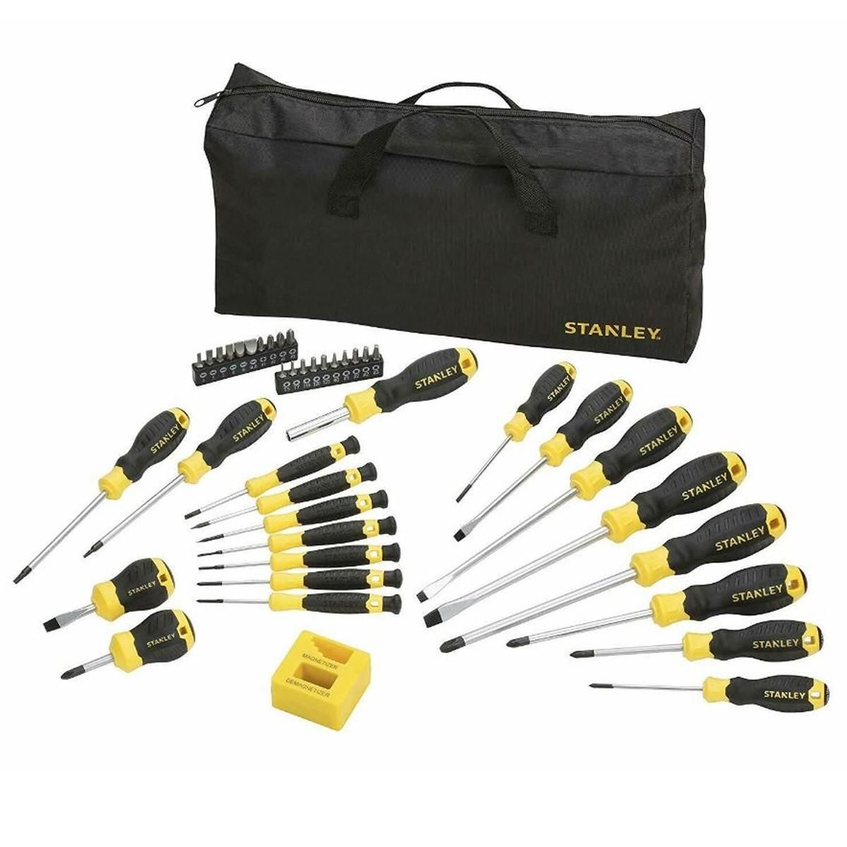 Stanley Kit outils tournevis de 42 pièces + Sac bandoulière STHT0-62113 Stanley