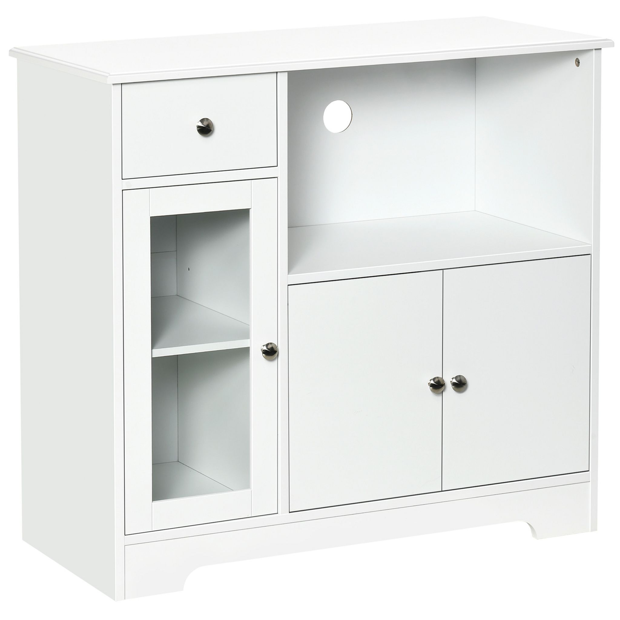 HOMCOM Meuble de Rangement d'angle Meuble Enfant unité de Rangement 9  niches 3 tiroirs Non tissé MDF Blanc : : Cuisine et maison