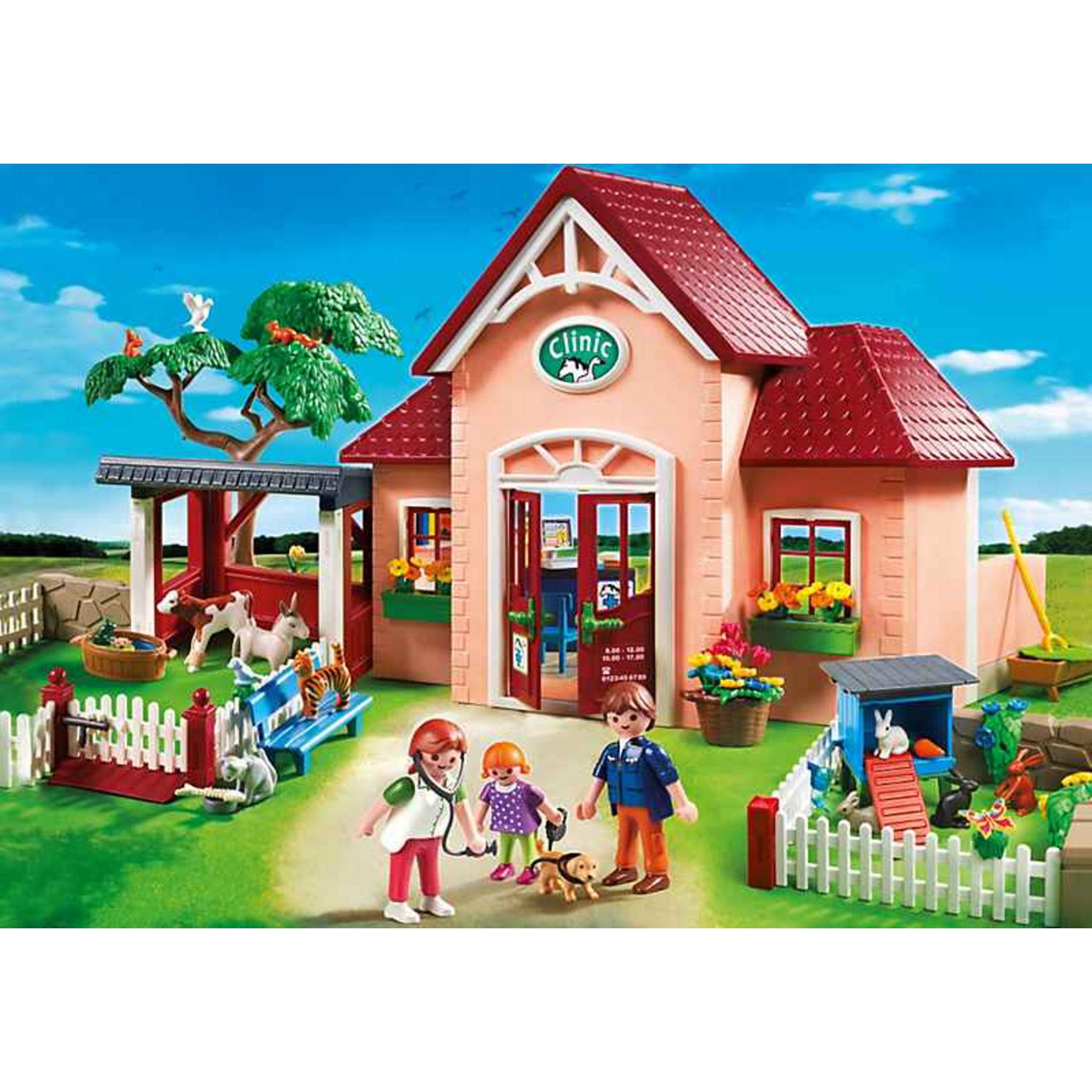 PLAYMOBIL 5529 Clinique Vétérinaire et Animaux - Playmobil - Achat & prix