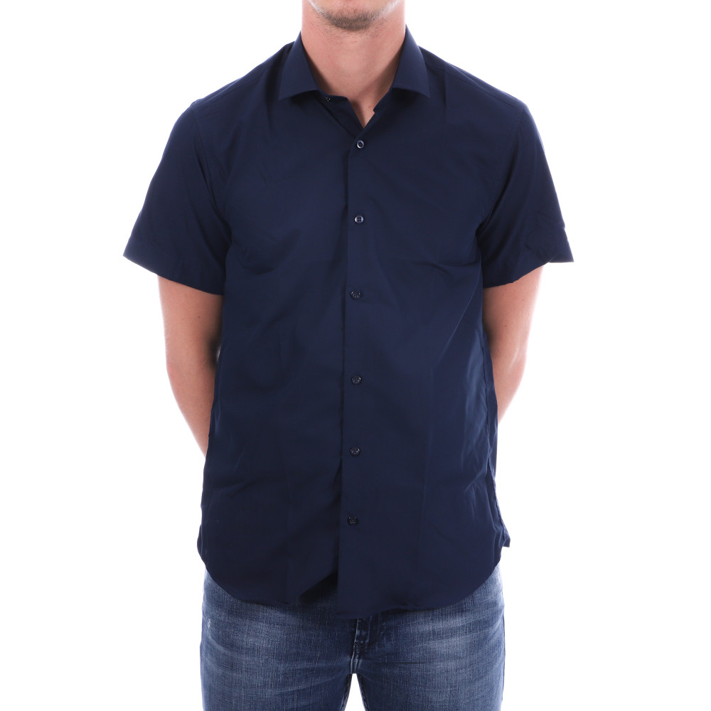 Chemise Marine Manches courtes Homme Sin quanone pas cher Auchan