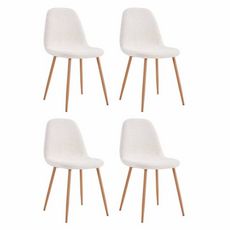 Paris Prix Lot de 4 Chaises Scandinaves Freya 86cm Blanc pas cher 