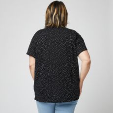 IN EXTENSO T-shirt manches courtes femme (Noir)