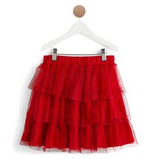 IN EXTENSO Jupe tulle fille (rouge)