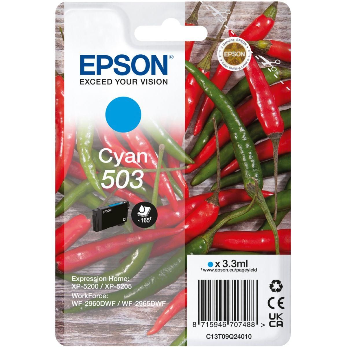 Epson Cartouche d'encre 503 Serie Piment Cyan
