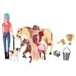 Set cheval et poupée mannequin + accessoires