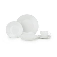 Service d'assiettes 20 pièces GALAXY WHITE porcelaine