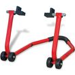 VIDAXL Bequille arriere de moto Rouge