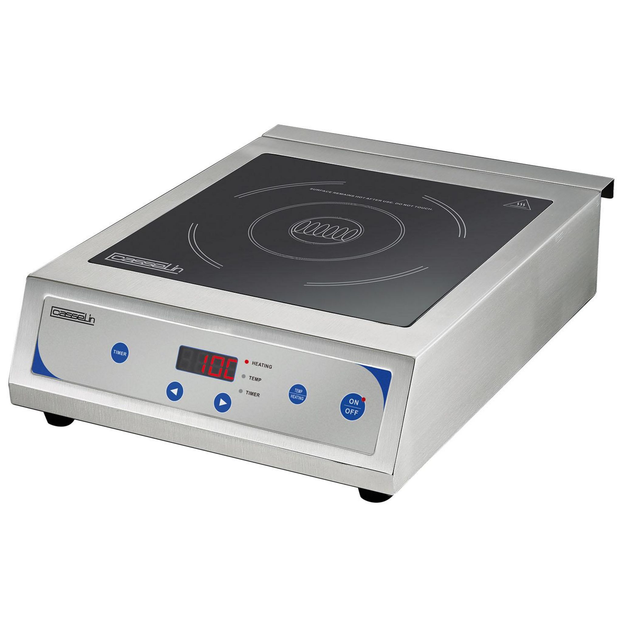 Table de cuisson induction 2 feux 3500w - kcyl35-dc06 - kitchen chef au  meilleur prix