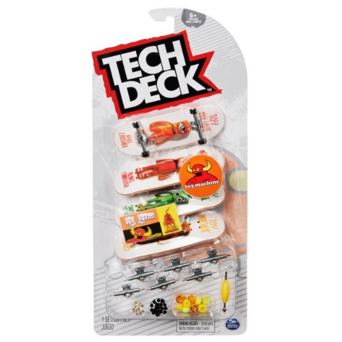 Tech Deck - Pack de 4 Mini Finger skate à personnaliser Spin Master : King  Jouet, Jeux de récréation Spin Master - Jeux d'extérieur