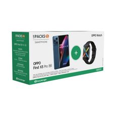 OPPO Smartphone Pack Find X3 Pro Bleu 5G + Watch 46mm