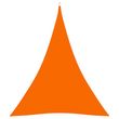 Voile de parasol Tissu Oxford triangulaire 5x7x7 m Orange