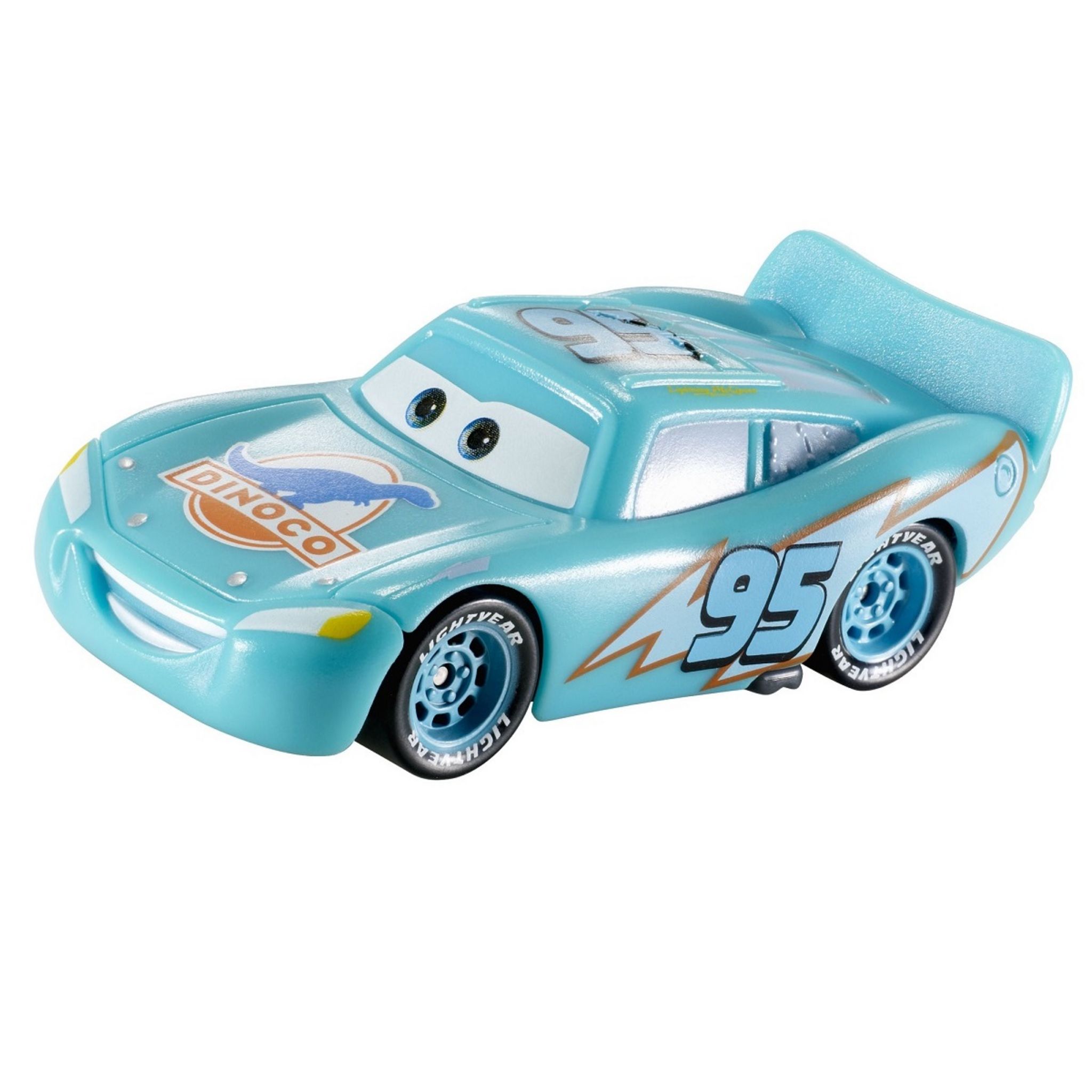 MATTEL Voiture Color Changers Dinoco / Flash Mc Queen bleue - Cars pas cher  